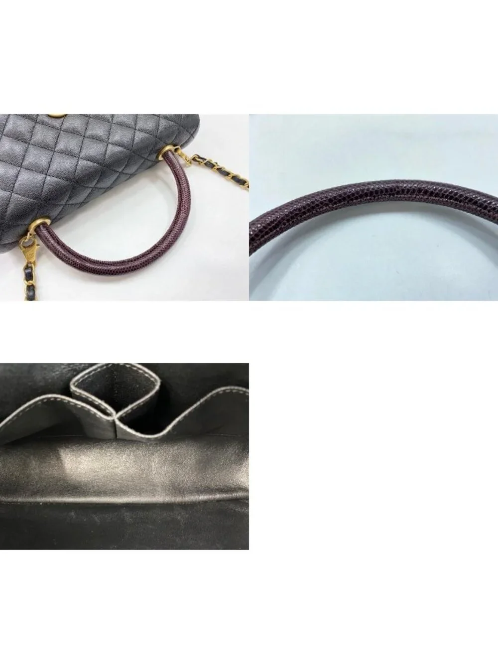 Chanel Shoulder Bag Quilted Coco Handle
